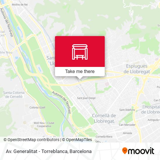 Av. Generalitat - Torreblanca map