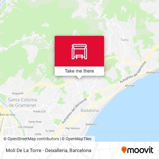 Molí De La Torre - Deixalleria map