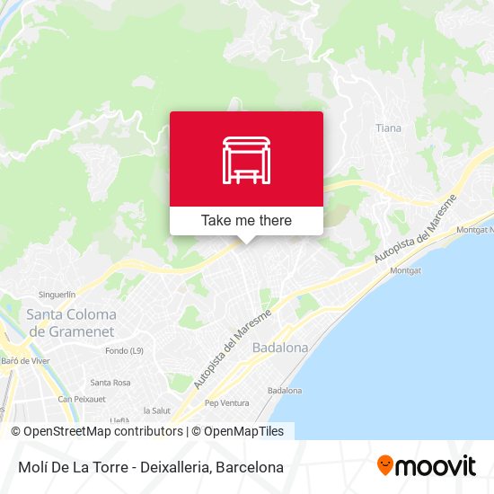 Molí De La Torre - Deixalleria map