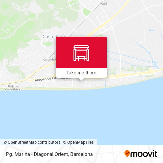 Pg. Marina - Diagonal Orient map