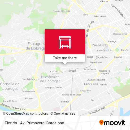 Florida - Av. Primavera map