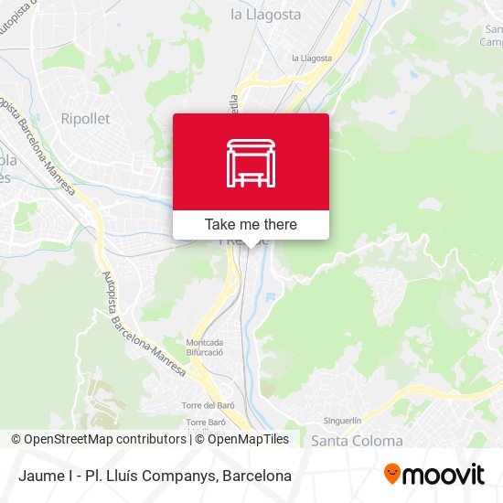 Jaume I - Pl. Lluís Companys map