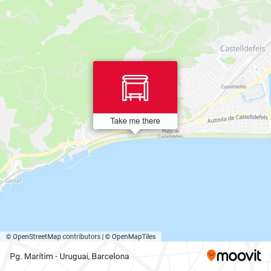 Pg. Marítim - Uruguai map