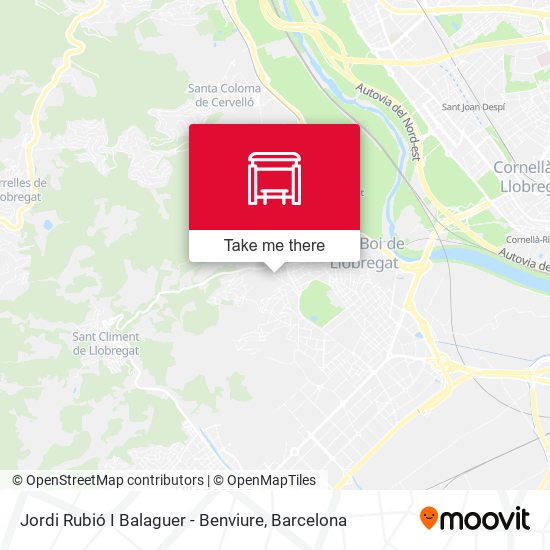 Jordi Rubió I Balaguer - Benviure map
