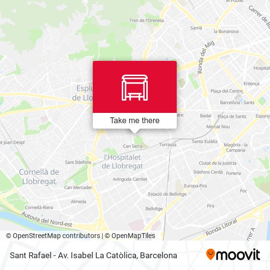 Sant Rafael - Av. Isabel La Catòlica map