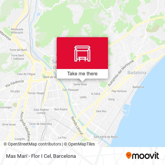 Mas Marí - Flor I Cel map