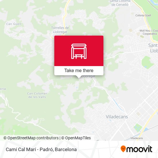 Camí Cal Marí - Padró map