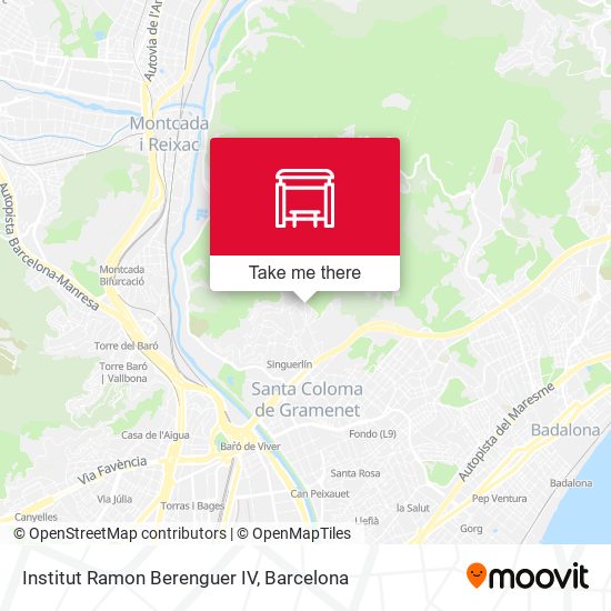 Institut Ramon Berenguer IV map