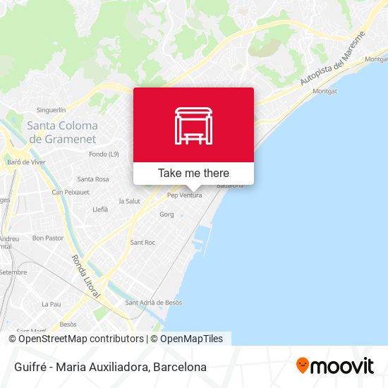 Guifré - Maria Auxiliadora map