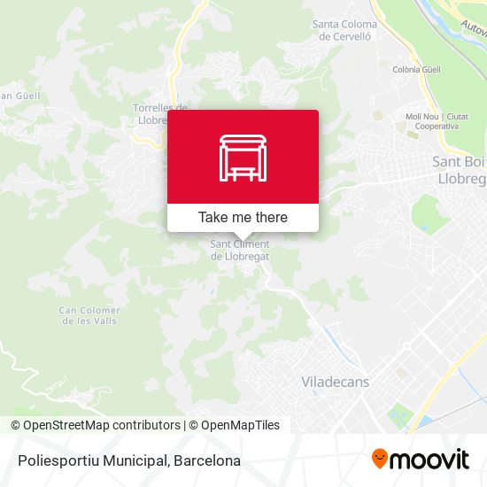 Poliesportiu Municipal map