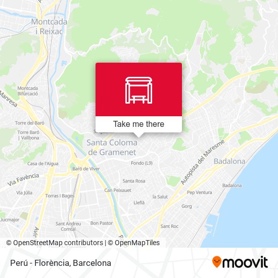 Perú - Florència map