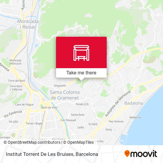Institut Torrent De Les Bruixes map