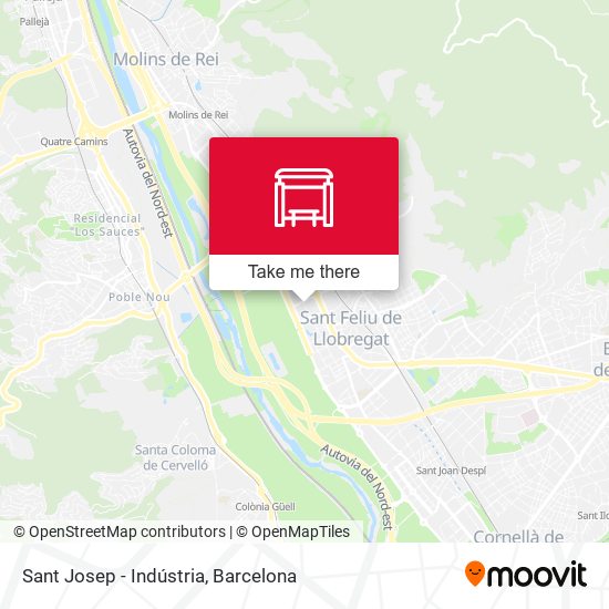 Sant Josep - Indústria map