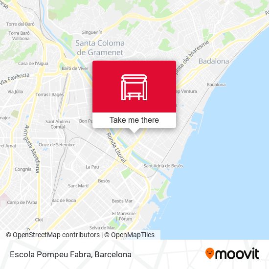 Escola Pompeu Fabra map