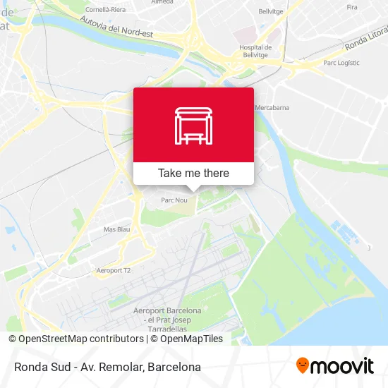 Ronda Sud - Av. Remolar map