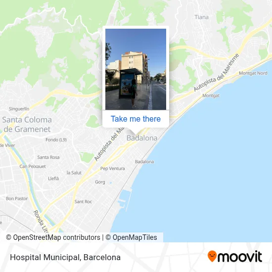 Hospital Municipal map