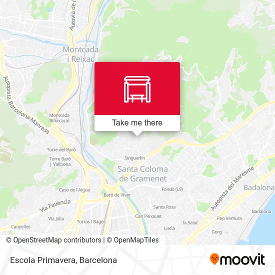 Escola Primavera map