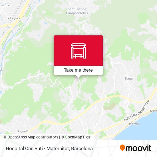 Hospital Can Ruti - Maternitat map