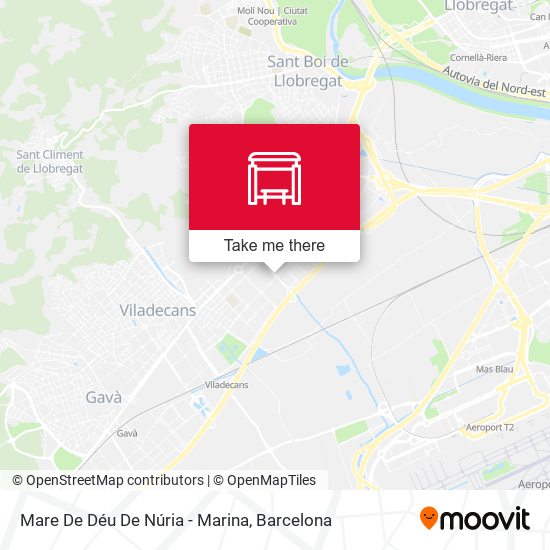 Mare De Déu De Núria - Marina map