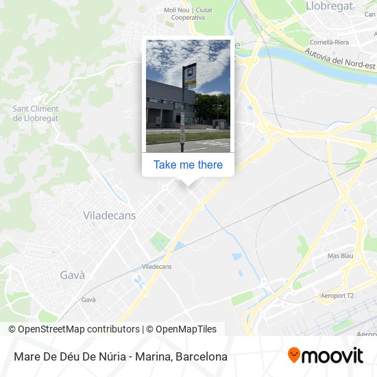Mare De Déu De Núria - Marina map