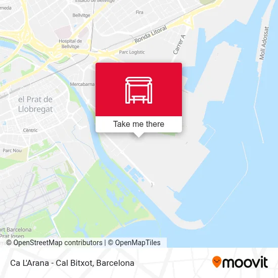 Ca L'Arana - Cal Bitxot map