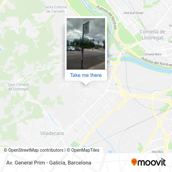 Av. General Prim - Galícia map