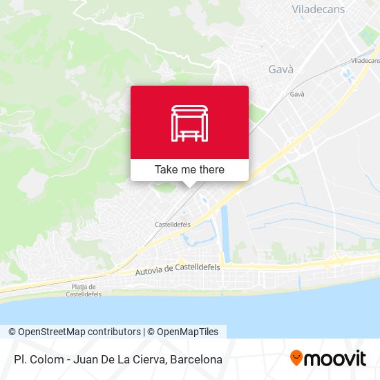 Pl. Colom - Juan De La Cierva map