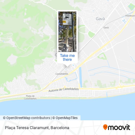 Plaça Teresa Claramunt map