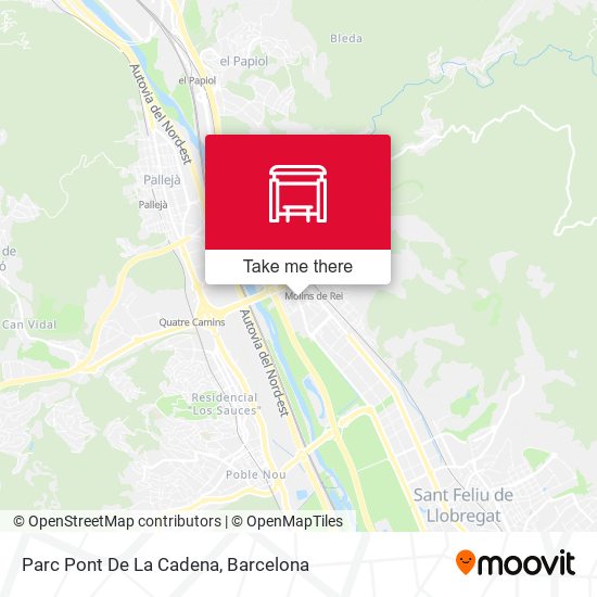 Parc Pont De La Cadena map