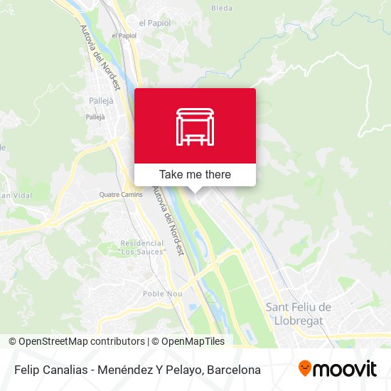 Felip Canalias - Menéndez Y Pelayo map