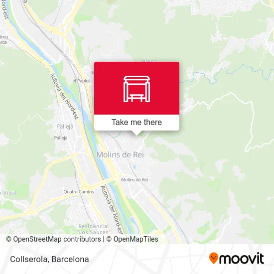 Collserola map
