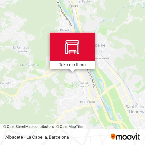 Albacete - La Capella map