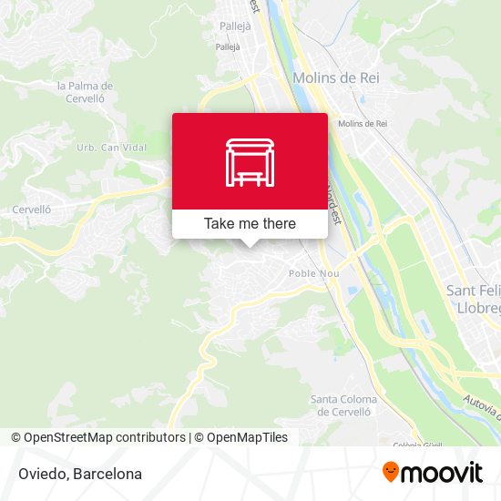 Oviedo map