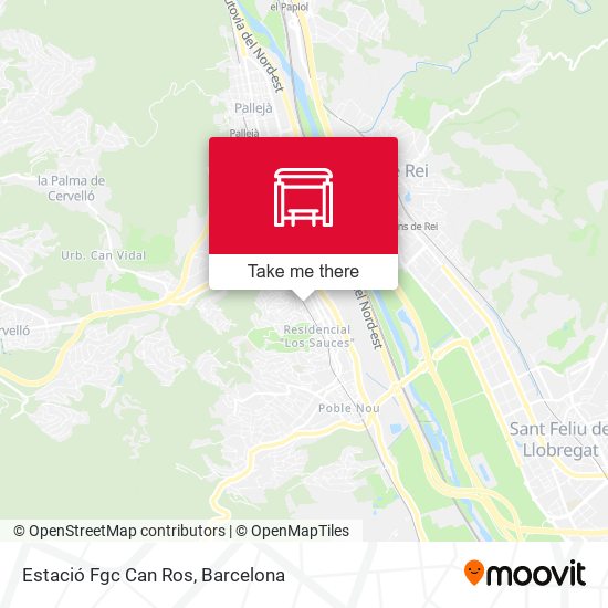 Estació Fgc Can Ros map