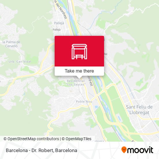 Barcelona - Dr. Robert map