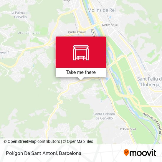 Polígon De Sant Antoni map