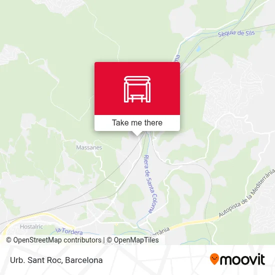 Urb. Sant Roc map