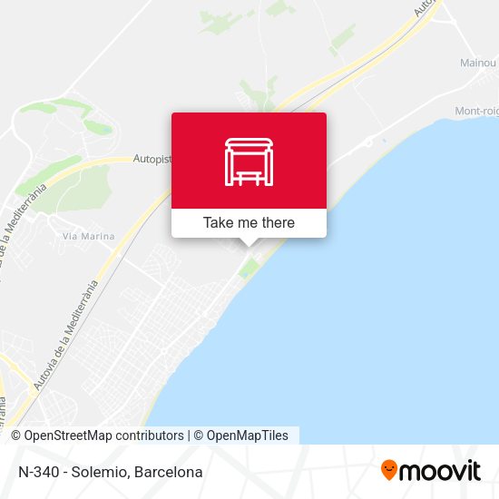 N-340 - Solemio map
