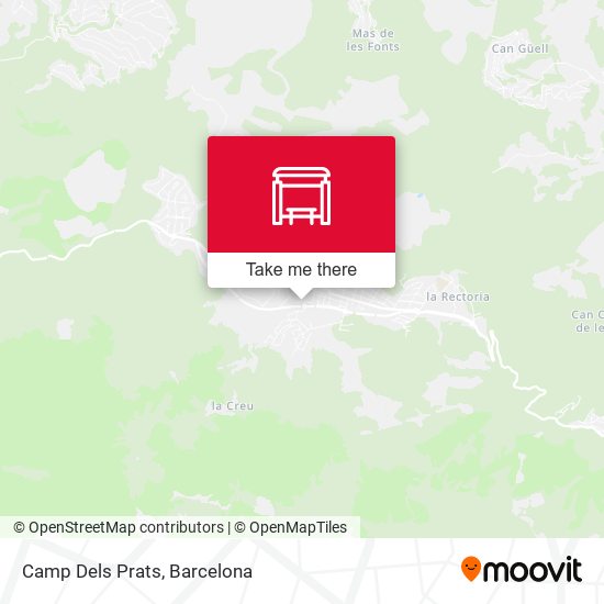 Camp Dels Prats map