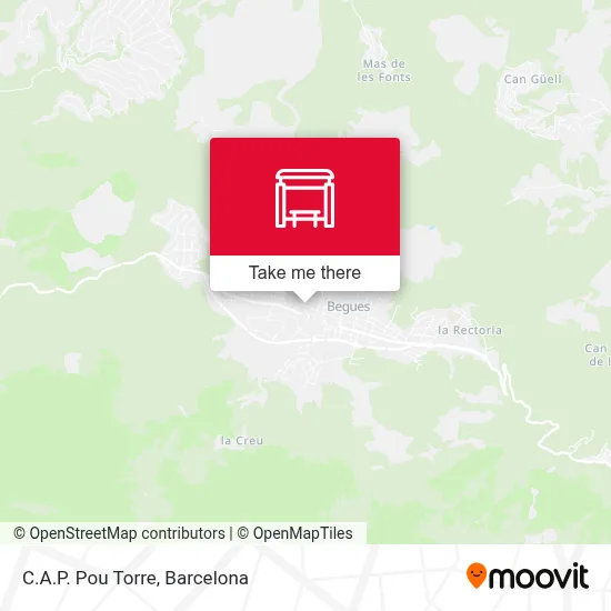 C.A.P. Pou Torre map