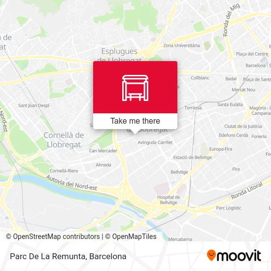 Parc De La Remunta map