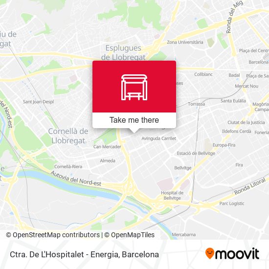 Ctra. De L'Hospitalet - Energia map