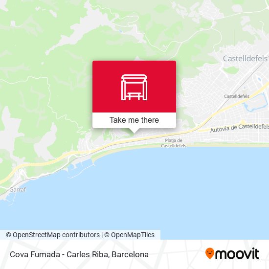 Cova Fumada - Carles Riba map