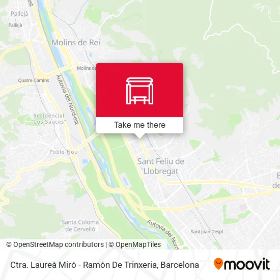 Ctra. Laureà Miró - Ramón De Trinxeria map