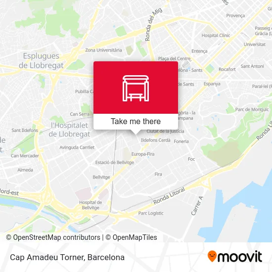 Cap Amadeu Torner map