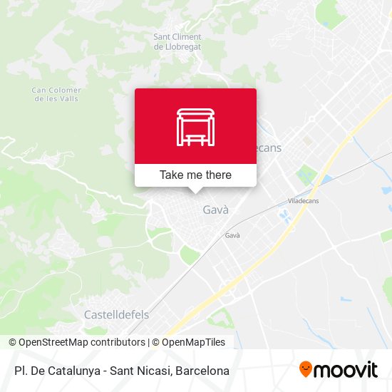 Pl. De Catalunya - Sant Nicasi map