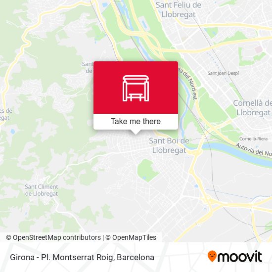 Girona - Pl. Montserrat Roig map