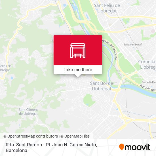 Rda. Sant Ramon - Pl. Joan N. Garcia Nieto map