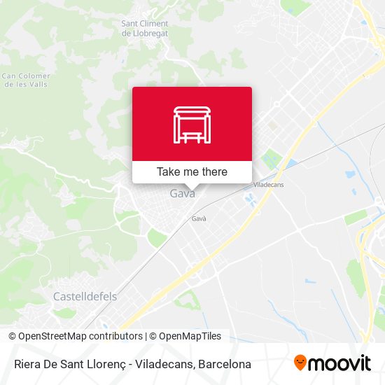 Riera De Sant Llorenç - Viladecans map