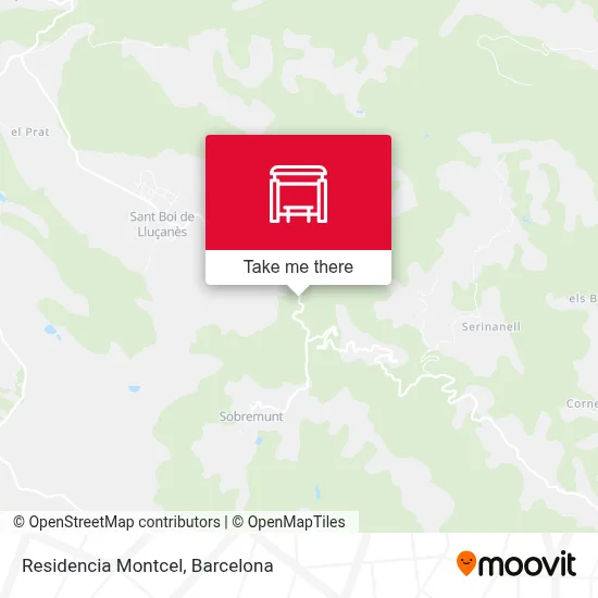 Residencia Montcel map